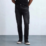 Flying Machine Slash Slim Tapered Stone Wash Jeans